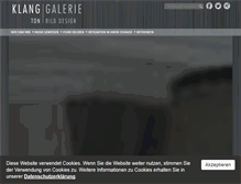 Tablet Screenshot of klang-galerie.de